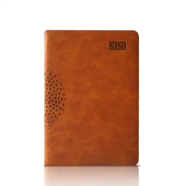 Capa de couro PU A5 160 folhas diário agenda planejador caderno - Image 2