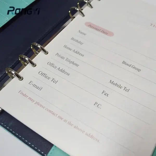 PU-Leder-Business-Multifunktions-Büro-Organizer-Notizbuch - Image 4