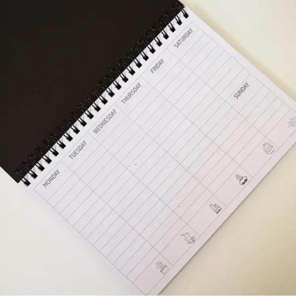 Calendário de tarefas Papelaria Weely Planner para Office Desktop - Image 2