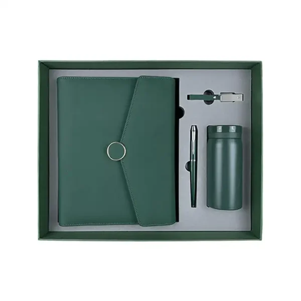 Conjunto de presente para notebook com banco de potência e pen drive flash
