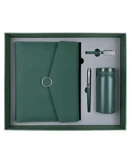 Notebook With Power Bank And Flash Drive Pen Cup Gift Set