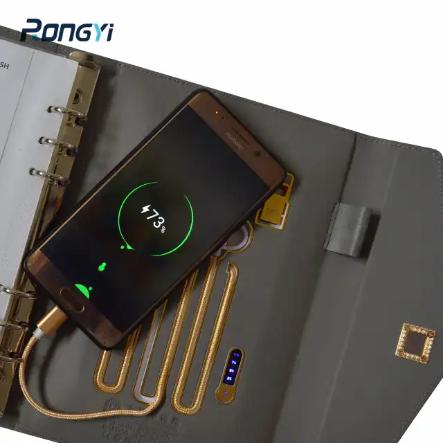 Budget Planner Fashion Ring Binder Power Bank Planner Notebook - Image 5